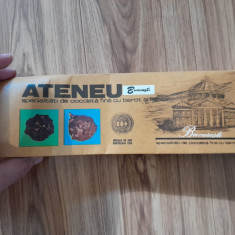 Cutie bomboane ciocolata ATENEU BUCURESTI, comunism, epoca de aur