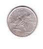 Moneda SUA 25 centi/quarter dollar 2001 P, New York 1788, stare buna, curata, America de Nord, Nichel