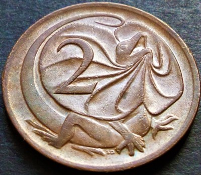 Moneda exotica 2 CENTI - AUSTRALIA, anul 1976 * cod 3708 A foto