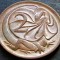 Moneda exotica 2 CENTI - AUSTRALIA, anul 1976 * cod 3708 A