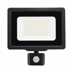 Proiector Senzor SMD Slim LED 50W Negru foto