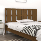 Tăblie de pat, maro miere, 155,5x4x100 cm, lemn masiv de pin, vidaXL