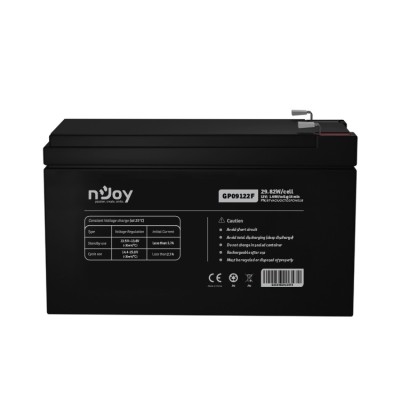 Acumulator 12V DE TIP VRLA AGM NJOY BTVACIUOCTO2FCW01B SafetyGuard Surveillance foto