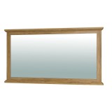 Cumpara ieftin Oglinda perete rama mdf alb stejar grand Leon 128x5x71 cm