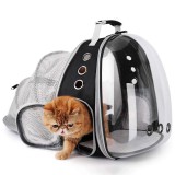 Rucsac de transport pliabil pentru animale de companie - gri-negru