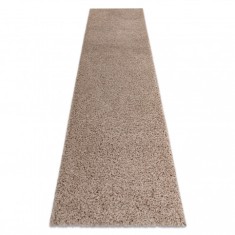 Covor, Traversa SOFFI shaggy 5cm bej - pentru bucătărie, hol și coridor, 60x200 cm