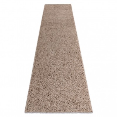 Covor, Traversa SOFFI shaggy 5cm bej - pentru bucătărie, hol și coridor, 80x150 cm foto