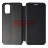 Husa Flip Cover OPPO A72, Piele Eco, Negru