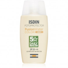 ISDIN Fusion Water fluid pentru fata cu protectie solara SPF 50 culoare light 50 ml