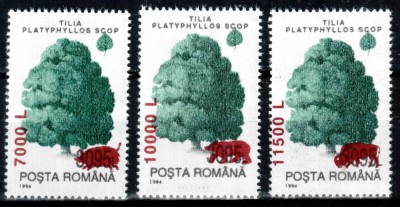 Romania 2000, LP 1534, Specii forestiere - supratipar &amp;quot;animale&amp;quot;, seria, MNH! foto