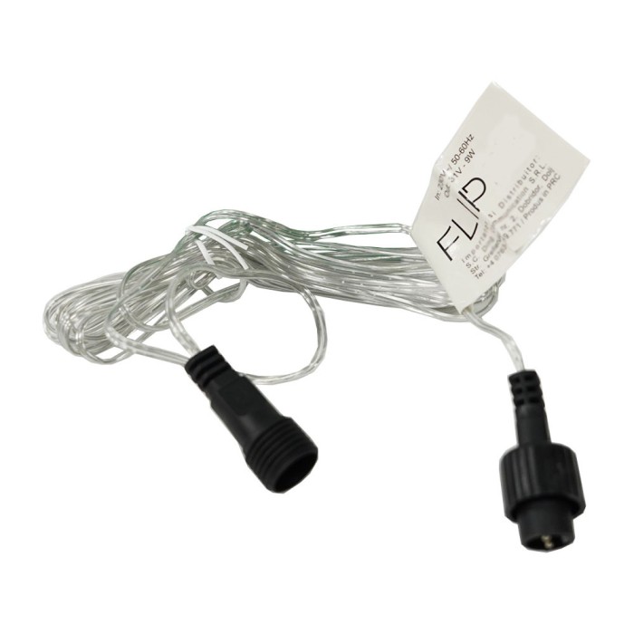 Prelungitor interconectabil pentru instalatie, 5 m, fir transparent