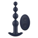 Vibrator anal DREAMTOYS Startroopers Apollo, control prin telecomandă, 10 funcții de vibrație, rezistent la apă IPX6, albastru
