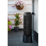 Nature Butoi pentru apa de ploaie, negru, 100 L GartenMobel Dekor, vidaXL