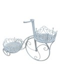 Cumpara ieftin Suport flori metalic Bike White 58 cm x 42 cm