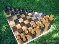 Tabla de sah 3D. foto