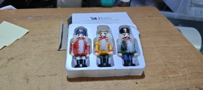Set de 6 spărgătoare de nuci din lemn 12 cm pt pomn #061 foto