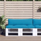 VidaXL Perne de paleți, 2 buc., albastru deschis, material textil