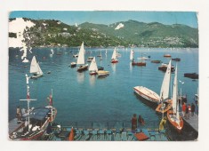 FA4 -Carte Postala- ITALIA - Como, Regata velica, circulata 1976