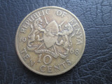 Kenya : 10 cents 1968 _ moneda nichel-alama