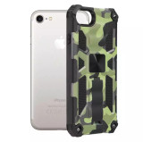 Cumpara ieftin Husa iPhone 7 Antisoc Cu Inel Stand Army TechBlzr