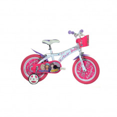 Bicicleta pentru fetite Barbie, 14 inch, maxim 50 kg, 4 ani+ foto