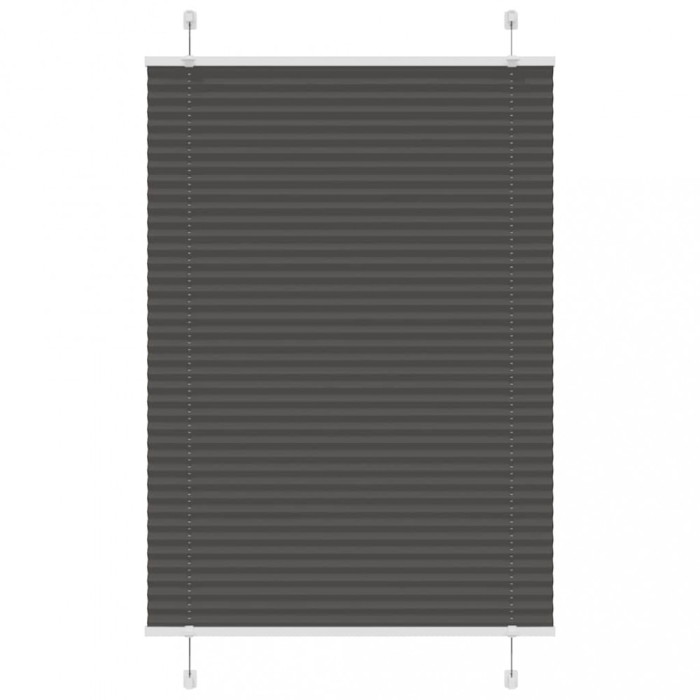 Jaluză plisată negru 95x100 cm Lățime țesătură 94,4cm poliester