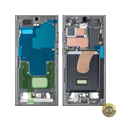 Carcasa Mijloc Samsung Galaxy S23 Ultra S918 Verde Service Pack GH96-15833C foto