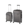 Set valize troler Leziter TraveLux Pro X, ABS, cabina + mare, gri
