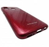 Husa silicon TPU Molan Cano Hana Pearl rosu inchis pentru Samsung Galaxy A40 (SM-A405F)