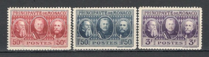 Monaco.1928 Expozitia filatelica MONTE CARLO-Principi SM.311
