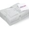 Set prosoape bumbac Somnart, 600gsm, de fata 50x90 cm + de corp 70x140 + de maini 30x50 cm, alb optic