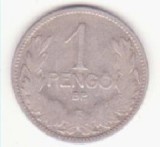 Monedă argint 1 pengő 1926, primul an de batere - Mikl&oacute;s Horthy