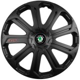 Cumpara ieftin Set 4 Capace Roti Evo Negru R14, Pentru Skoda, Autohelix MSA
