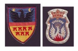 2 Embleme sportive brodate cluburi maghiare Transilvania / ERDELY, 1940