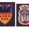 2 Embleme sportive brodate cluburi maghiare Transilvania / ERDELY, 1940