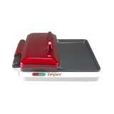 Gratar multifunctional 4 in 1 Beper, 1000 W, 28 x 26 x 14 cm, maner termoizolant, tava detasabila