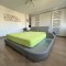 Protecție saltea frotir SleepProtect by Coneltex, dimensiuni 180-200x200 cm, dreptunghiulară, culoare verde deschis