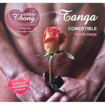 HOTFLOWERS - MEN&amp;#039;&amp;#039;S THONG+ 2 STRAWBERRY WAFER NIPPLE /es/pt/en/fr/it/ foto