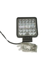 Proiector LED Off-Road 35W + Stroboscop Galben CARCASA METALICA
