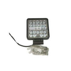 Proiector LED Off-Road 35W + Stroboscop Galben CARCASA METALICA