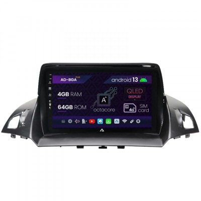Navigatie Ford Kuga C-Max (2013-2018), Android 13, A-Octacore 4GB RAM + 64GB ROM, 9 Inch - AD-BGA9004+AD-BGRKIT114 foto