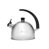 Fierbător tradițional fabricat din inox, ceainic 2.6 litri, 19-23 cm , argintiu, Indigo, Kassel