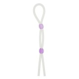 Inel Dublu Pentru Penis, Reglabil, Lavender
