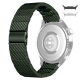 Curea polimer compatibila cu Samsung Galaxy Watch8 44mm, Carbon Green