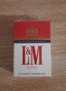 Pachet plin cu tigari LM anii &#039;80 Made in Hungary