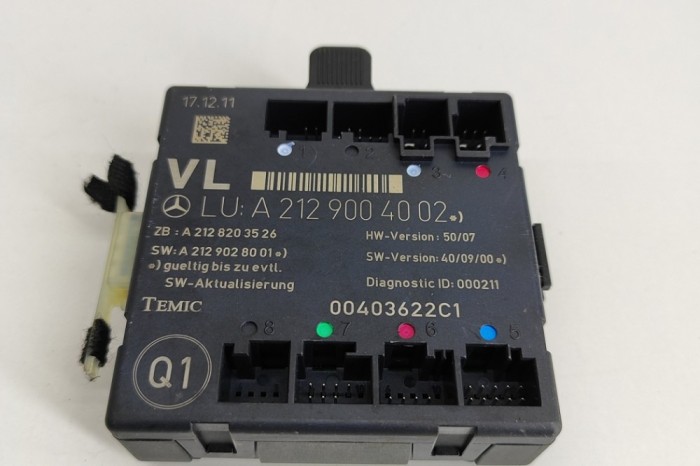 Modul de control ușă st&acirc;nga față MERCEDES-BENZ C T-Model S204 2012 OEM: A2129004002,00403622C1,A2128203526,A2129028001 22540065