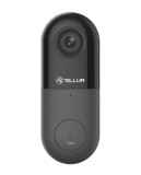 Video interfon WiFi Tellur, 1080P, PIR, Wired, Black