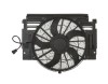 GMV radiator electroventilator BMW X5 E53, 02.2002-02.2007, motor 4.6 is V8 32V, 4.8 is V8 32V, benzina, cutie automata, cu AC, 400 W; 465 mm; 3 pini
