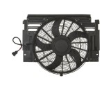 GMV radiator electroventilator BMW X5 E53, 02.2002-02.2007, motor 4.6 is V8 32V, 4.8 is V8 32V, benzina, cutie automata, cu AC, 400 W; 465 mm; 3 pini