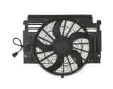 GMV radiator electroventilator BMW X5 E53, 02.2002-02.2007, motor 4.6 is V8 32V, 4.8 is V8 32V, benzina, cutie automata, cu AC, 400 W; 465 mm; 3 pini, SRLine